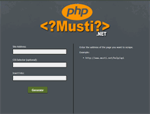 Tablet Screenshot of musti.net